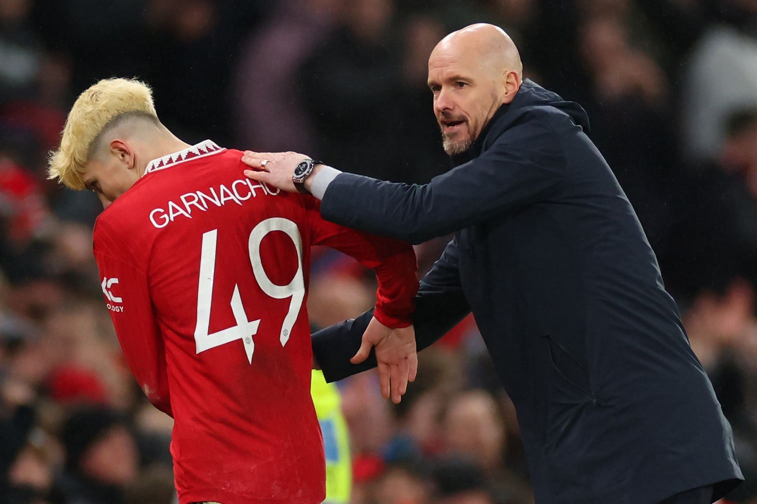 Ten Hag has played a huge role in Garnacho's rise this season
